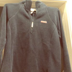 Navy 1/4 zip womens vineyard vines pullover